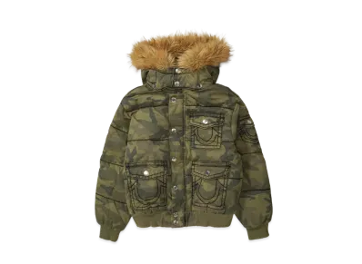 Supreme x True Religion Puffer Jacket "Woodland Camo"