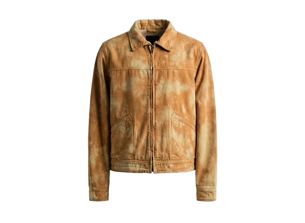 Stussy Shearling Dyed Trucker Jacket "Brown"