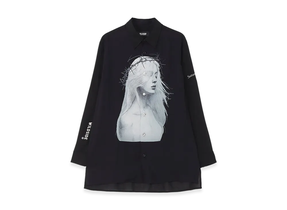 WILDSIDE YOHJI YAMAMOTO x Suzume Uchida Rayon Shirt (Crown of