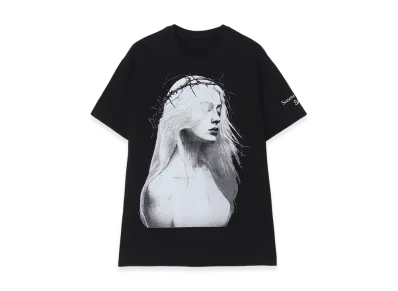 WILDSIDE YOHJI YAMAMOTO x Suzume Uchida T-shirt (Crown of Thorns) "Black"