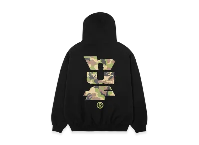 HUF Megablast Camo Full Zip Hoodie "Black"