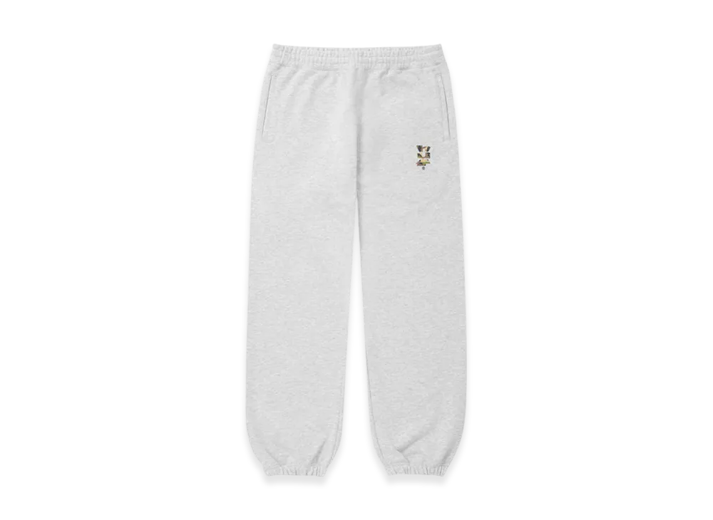 HUF Megablast Camo Fleece Pant "Ash Grey"