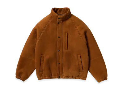 A.PRESSE Vintage Mouton Ski Down Jacket "Camel"