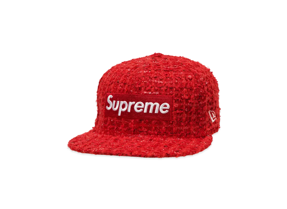 Supreme Boucle Box Logo New Era "Red"