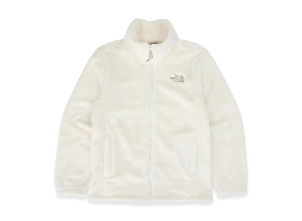 The North Face Comfy Alpha Fleece Zip Up "Cream"