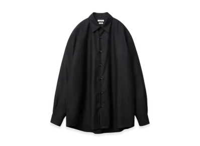 everyone x A.PRESSE Cashmere Regular Collar Shirt "Black"