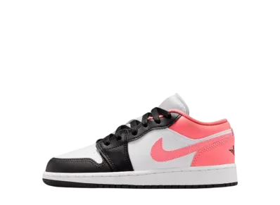 Nike GS Air Jordan 1 Low "Black/White/Pink Gaze"
