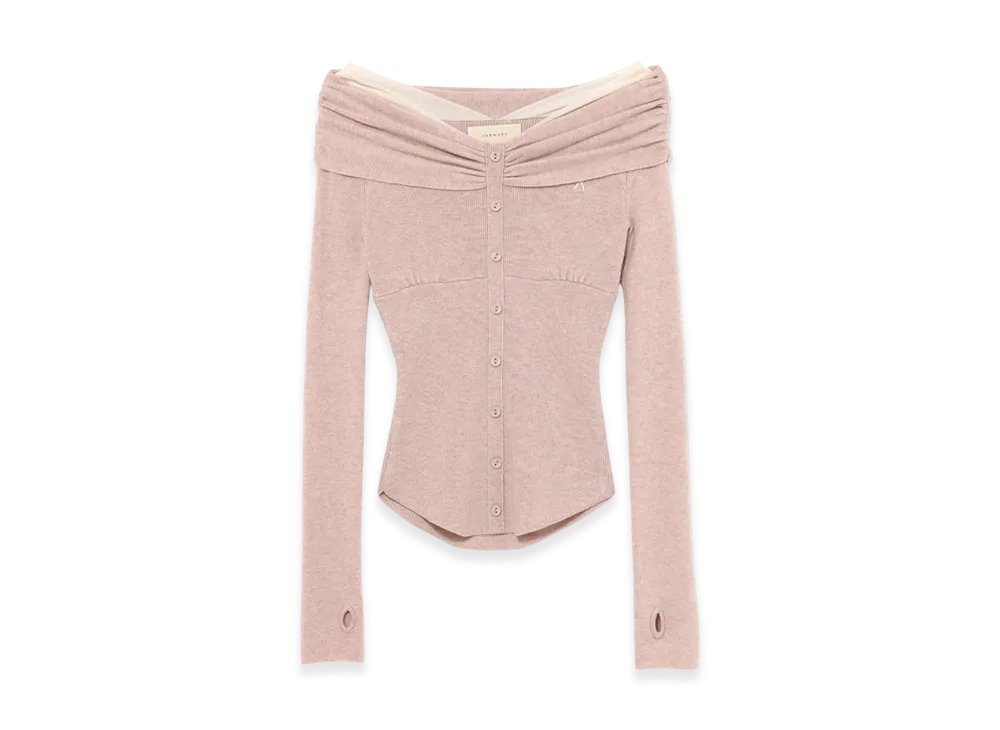 ANDMARY Shannon Tulle Knit Tops 