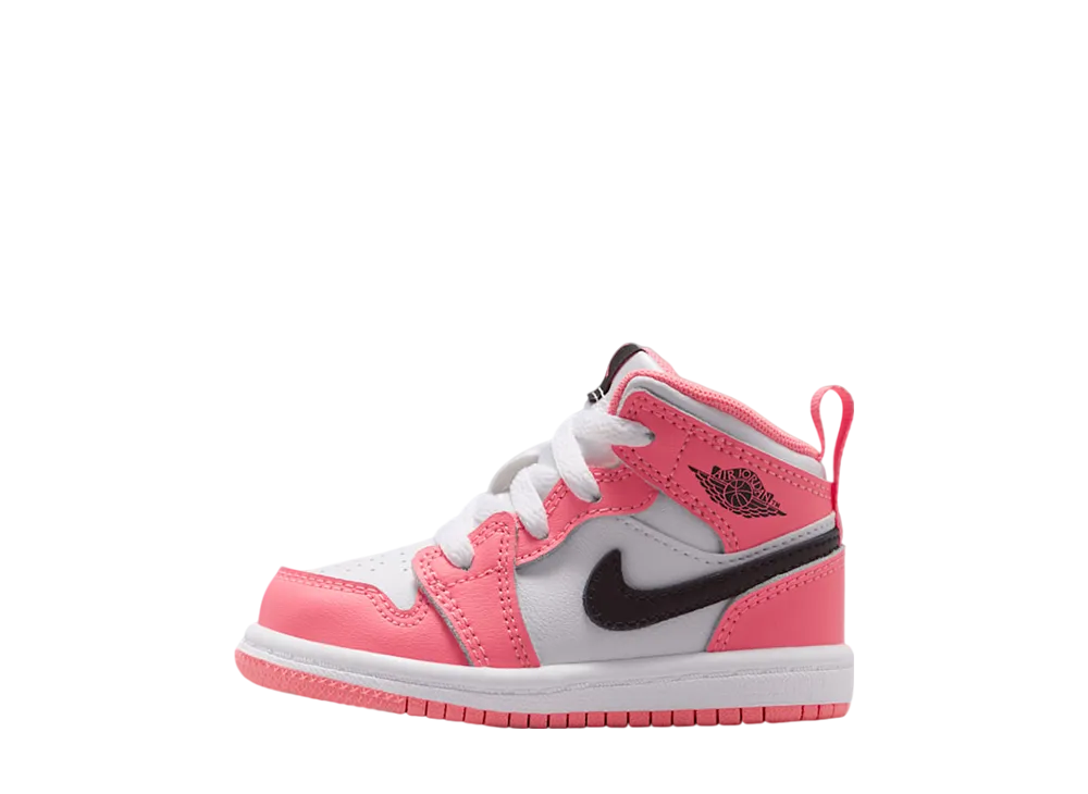 Nike TD Jordan 1 Mid "Pink Gaze/White/Black"