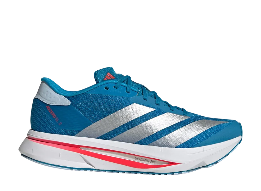 adidas Women's Adizero Sl 2 "Solar Blue/Silver Metallic/Dark Solar Blue"