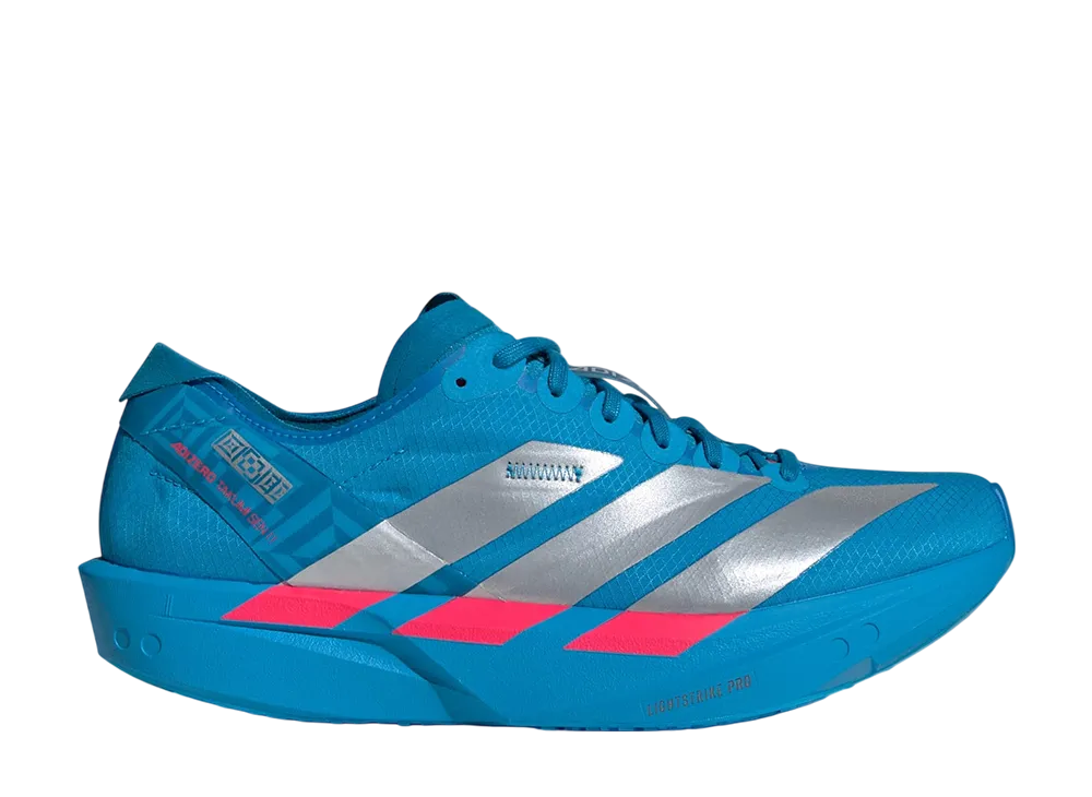 adidas Women's Adizero Takumi Sen 11 "Solar Blue/Silver Metallic/Dark Solar Blue"