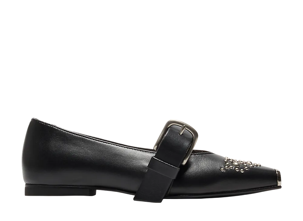 ONITSUKA TIGER Women's Tiger Ballerina Studs "Black/Silver"