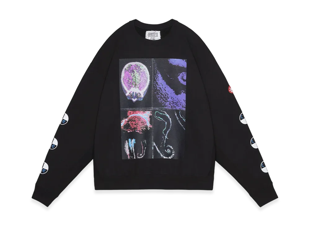 MIN-NANO x Cav Empt (C.E) Xo Riff Crew Neck "Black"
