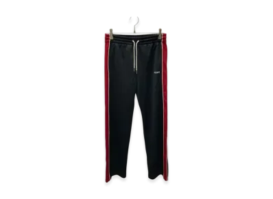 CELINE Double Face Jersey Track Long Pants "Black/Red"
