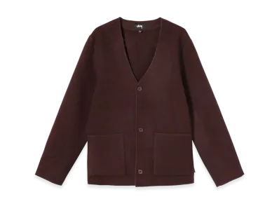 Stussy Women's Fern Cardigan "Bordeaux"