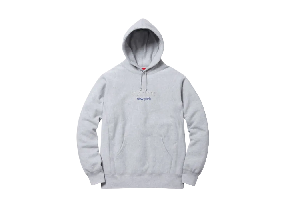 Supreme Chrome Classic Logo Hooded Sweatshirt 
