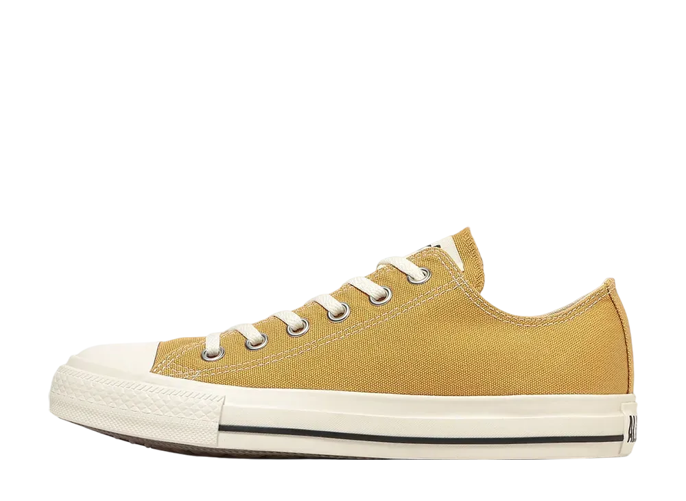 コンバース オールスター ウォッシュドキャンバス OX "ダークイエロー"