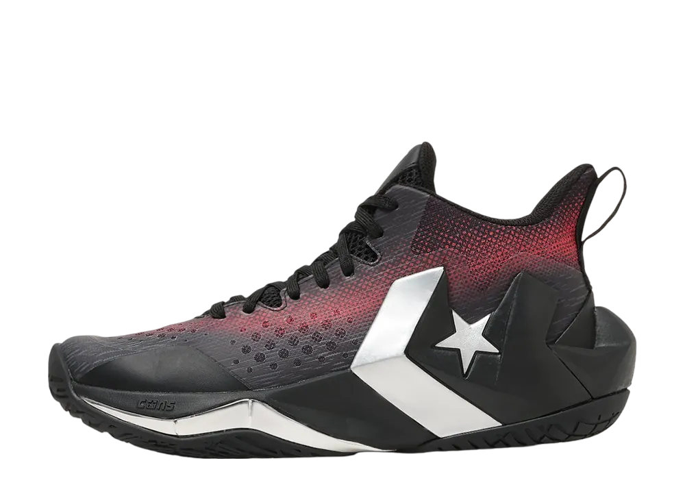 Converse Cons Unaverage Mid "Black/Red/Silver"