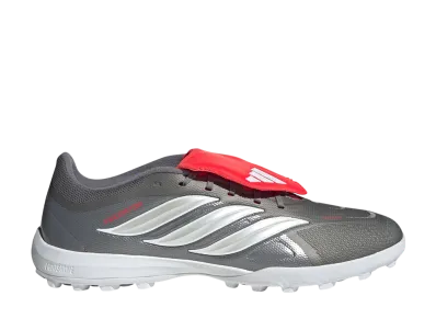 adidas Predator League FT Turf "Iron Metallic/Zero Metalic/Lucid Red"