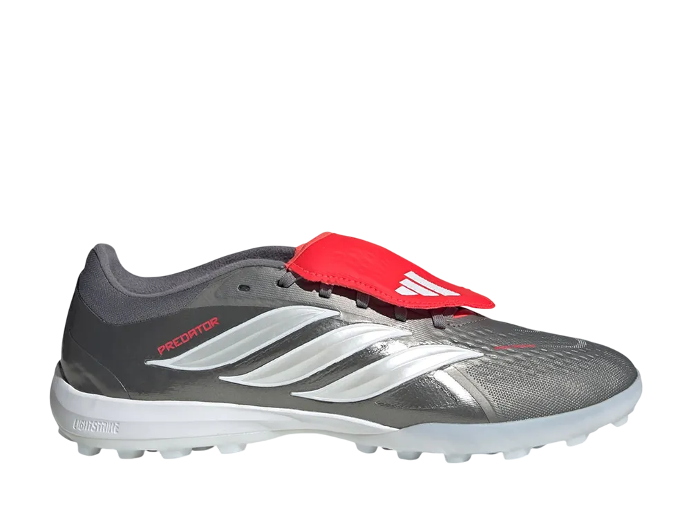 アディダス プレデター プロ FT ターフ "アイアンメタリック/ゼロメタリック/ルシッドレッド"
