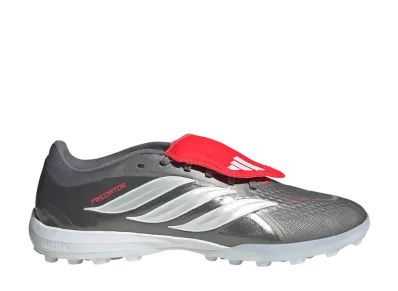adidas Predator Pro FT Turf "Iron Metallic/Zero Metalic/Lucid Red"