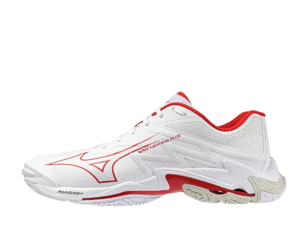 Mizuno Wave Lightning Elite "White/Red"
