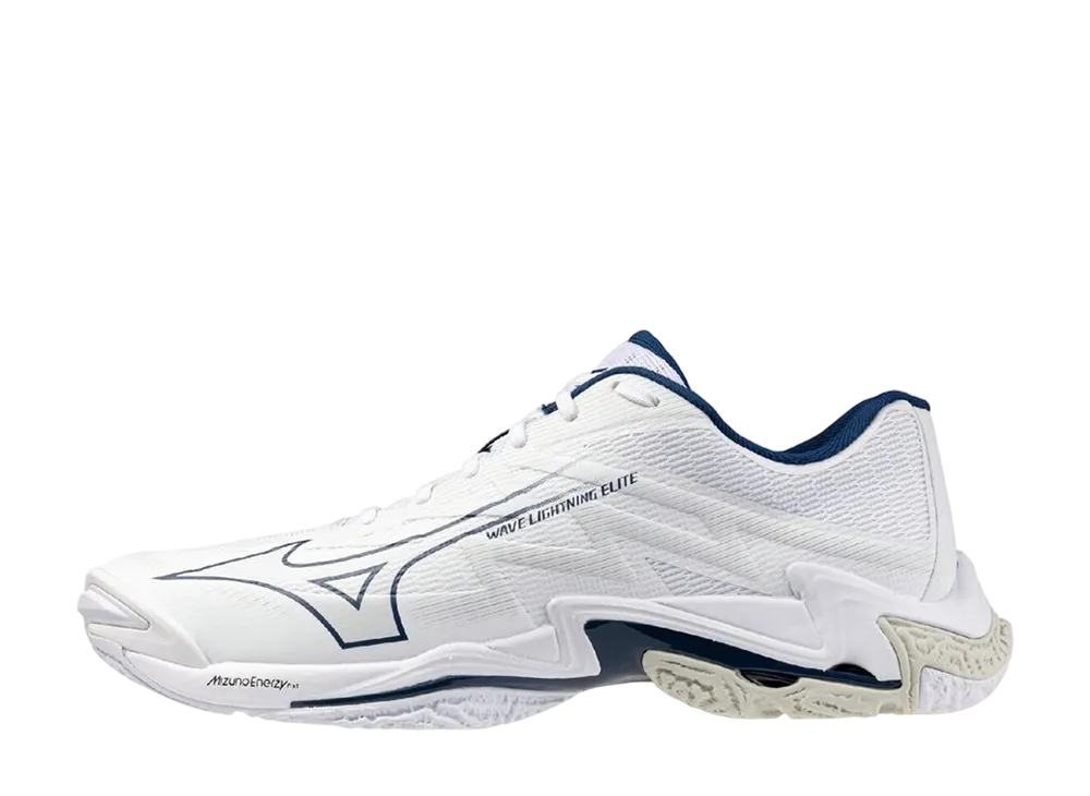 Mizuno Wave Lightning Elite "White/Navy"