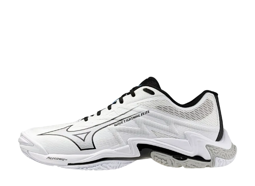 Mizuno Wave Lightning Elite Wide "White/Black"