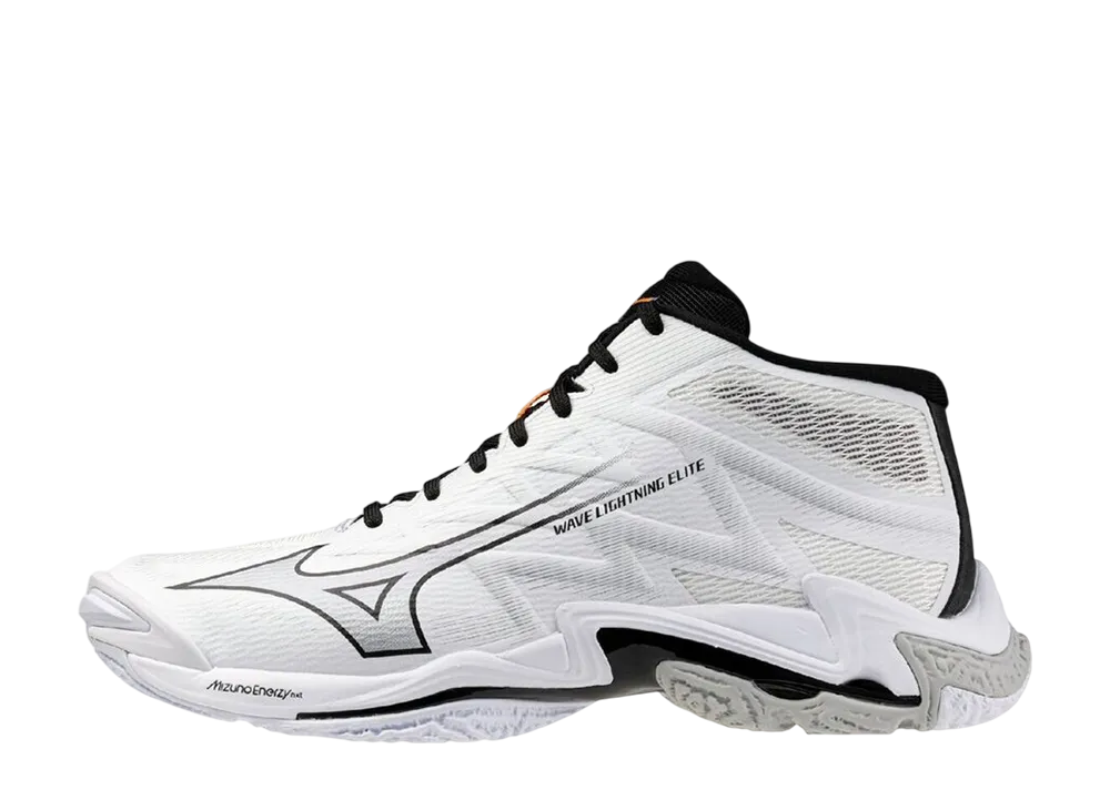 Mizuno Wave Lightning Elite Mid "White/Black"