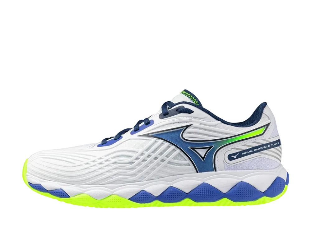 Mizuno Wave Enforce Tour 2 OC "White/Blue/Yellow"