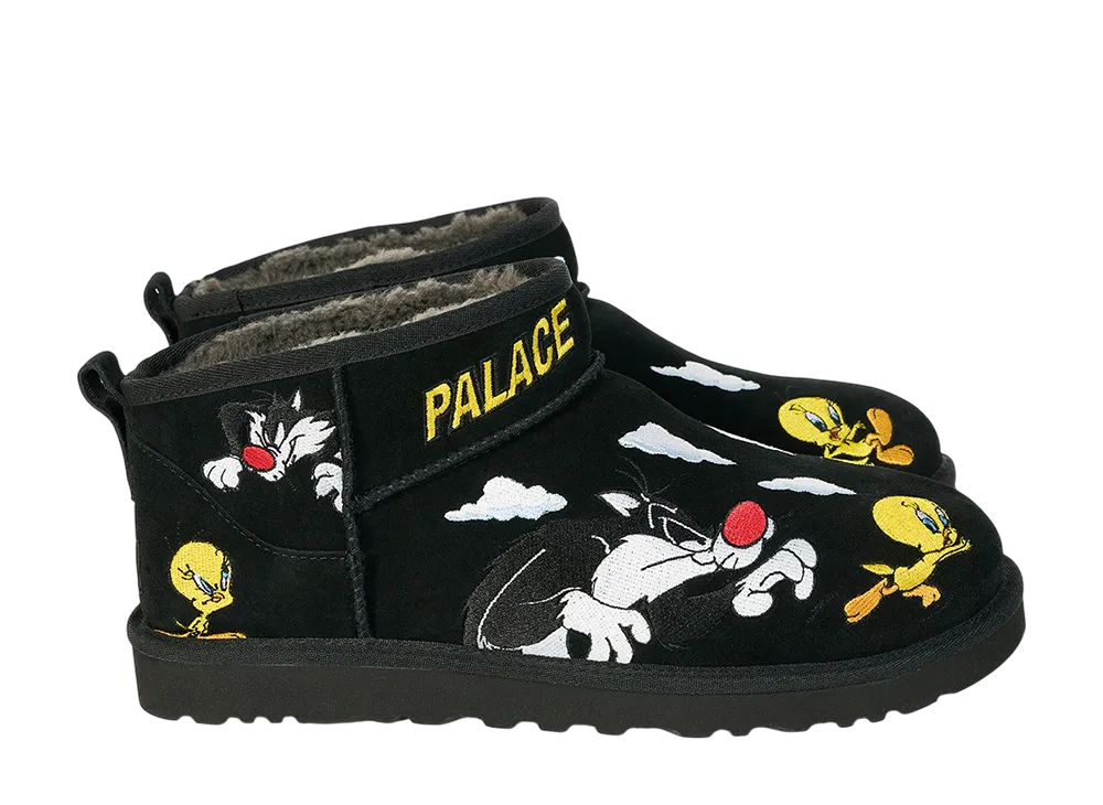 パレス × ルーニーテューンズ × アグ ウルトラ ミニ "ブラック"