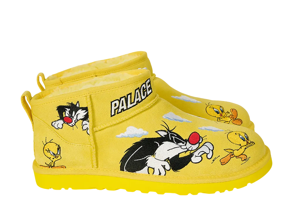 PALACE × Looney Tunes × UGG Ultra Mini "Yellow"
