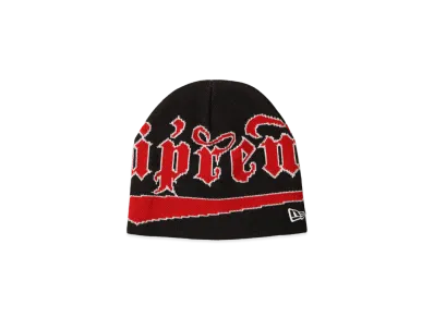 Supreme New Era Accent Beanie "Black"