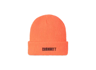 Carhartt WIP Industry Beanie "Lumo Orange Black"