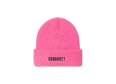 Carhartt WIP Industry Beanie "Lumo Pink Black"