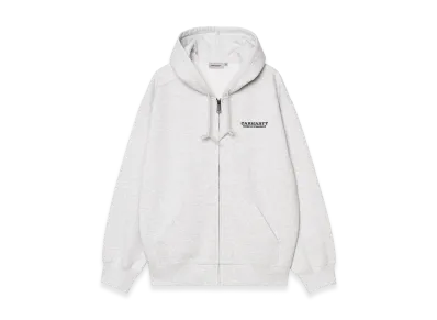 Carhartt WIP Hooded Runaway Sweat Jacket "Ash Heather Malachite(Stone Washed)"