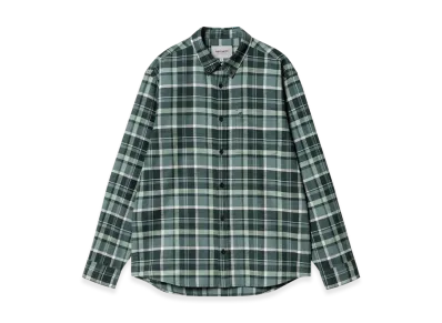 Carhartt WIP L/S Fendrick Shirt "Fendrick Check Deep Lagoon"