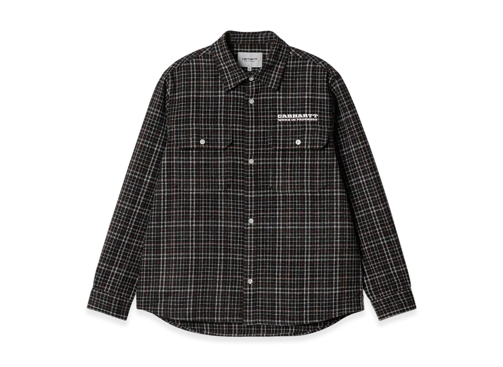 Carhartt WIP L/S Runaway Millett Shirt "Millett Check Black Wax"