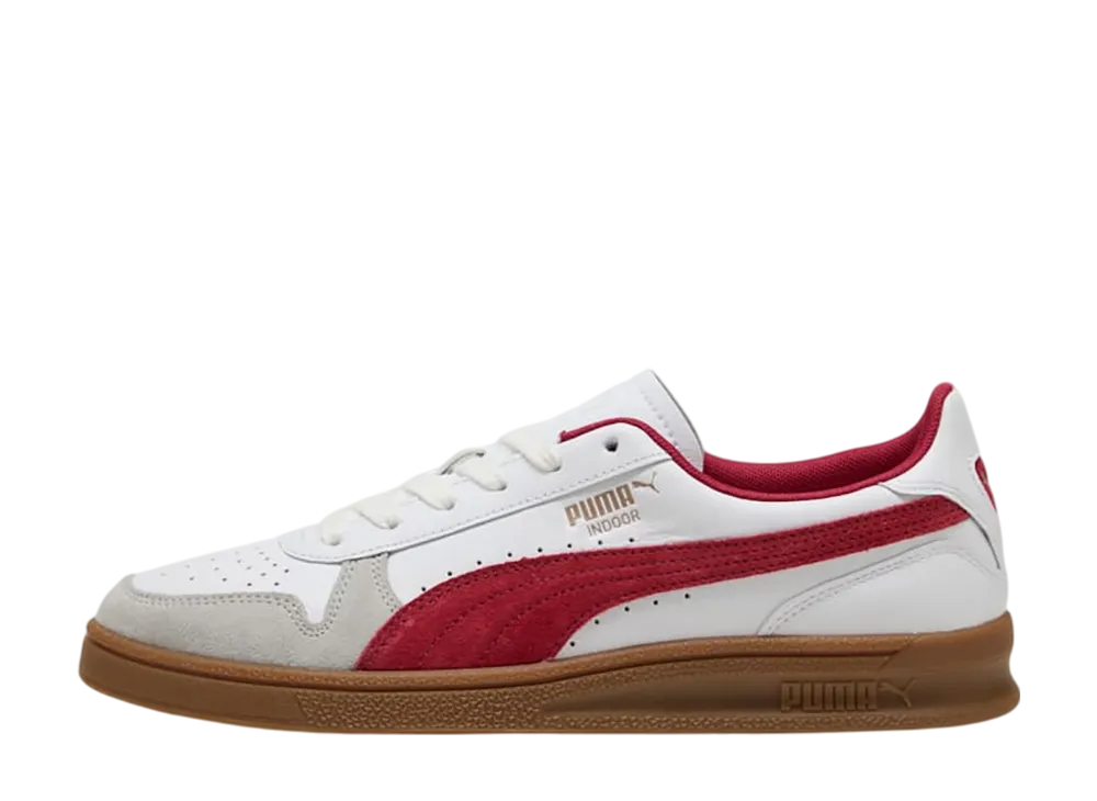 Puma Indoor "PUMA White/Dark Crimson/Gum"