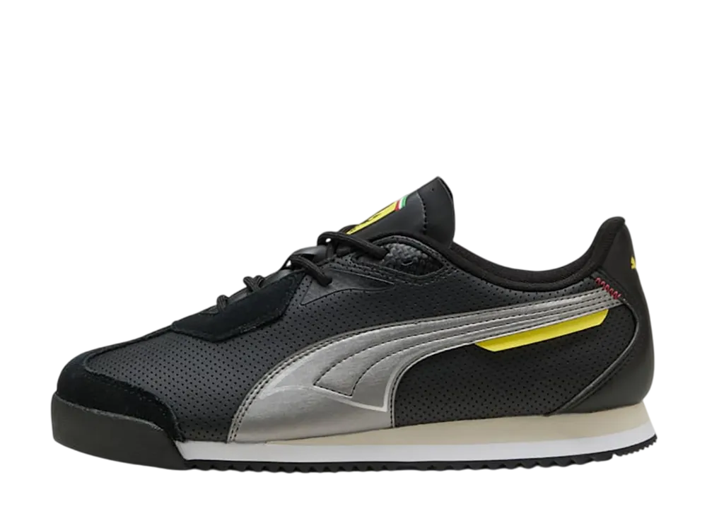 Scuderia Ferrari × Puma Roma Suede "PUMA Black/Puma Aged Silver"