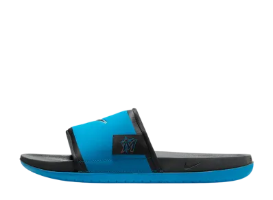 Miami Marlins × Nike Offcourt Slide "Neptune Blue/Dark Smoke Grey/Black"