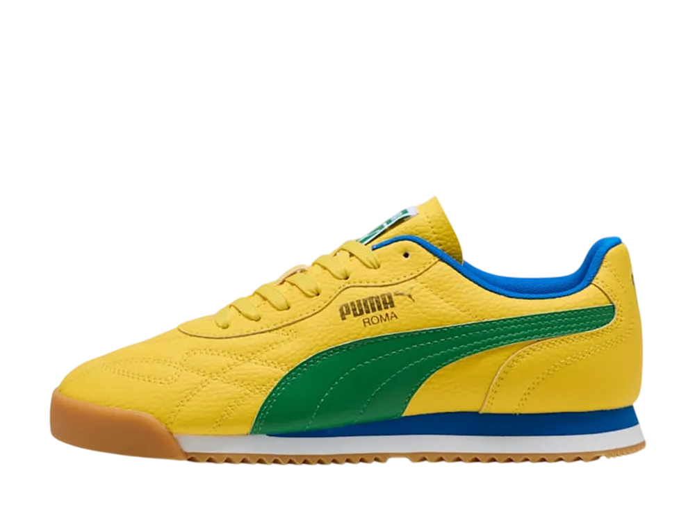 プーマ ローマ アニベルサーリオ "ペールイエロー/アーカイブグリーン/プーマチームロイヤル"