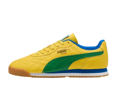 Puma Roma Anniversario "Pele Yellow/Archive Green/PUMA Team Royal"