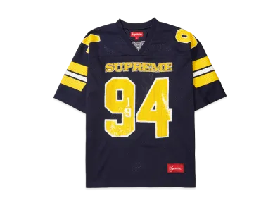 Supreme Sequin Football Jersey "Navy"