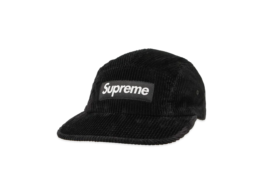 Supreme Corduroy Camp Cap "Black"