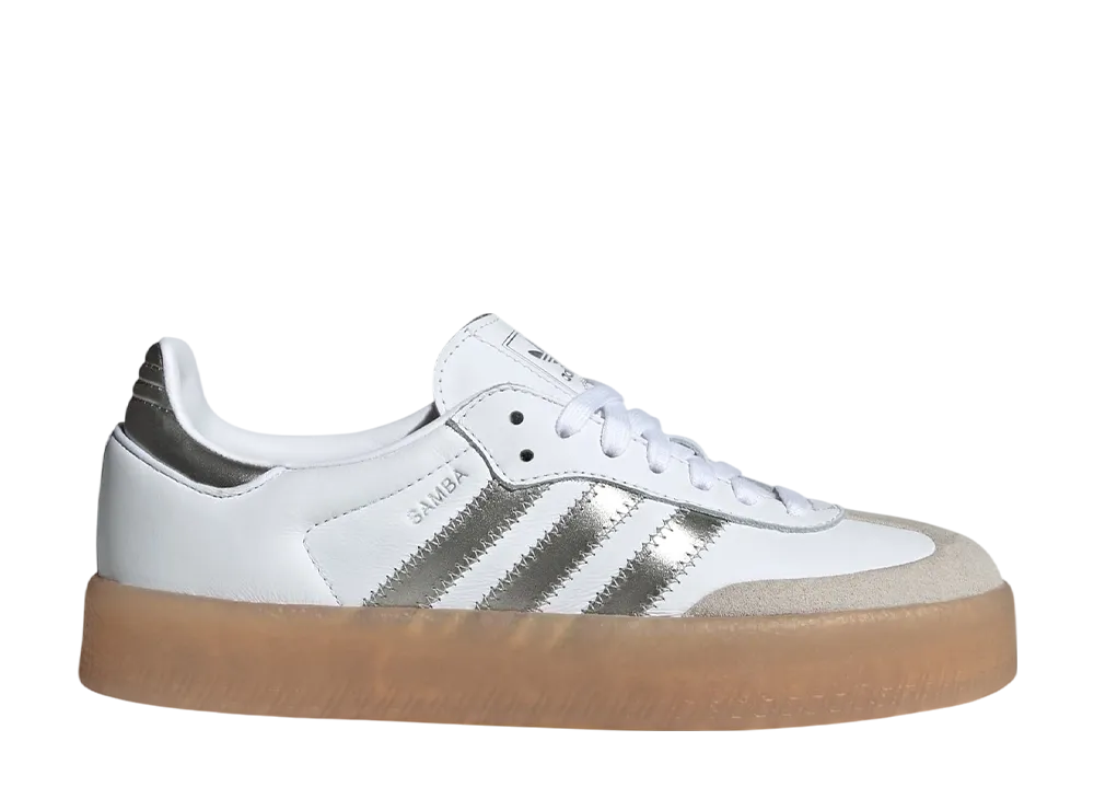 アディダスオリジナルス ウィメンズ サンベイ "クラウドホワイト/シルバーメタリック/ガム"