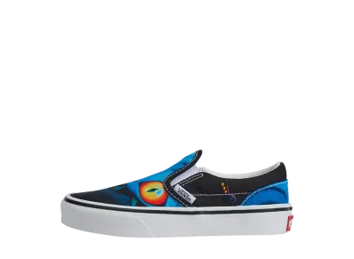 KPop Demon Hunters × Vans Little Kids Slip-On "Black"