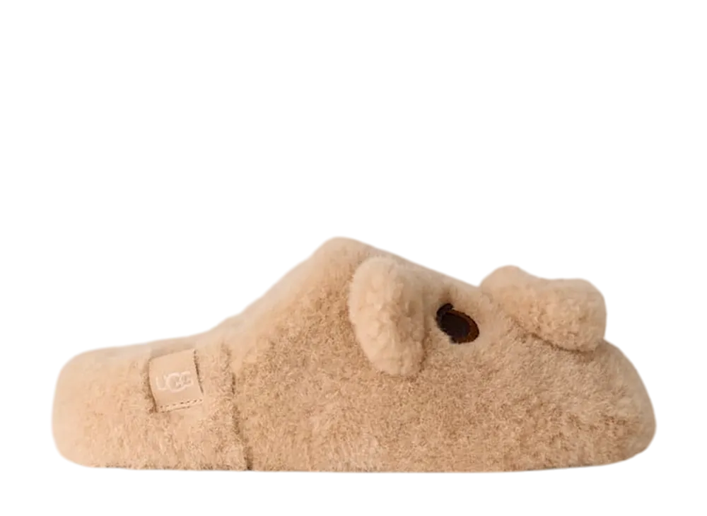 アグ ウィメンズ プラットフォーム スリッポン ボウ "サンドキャッスル"