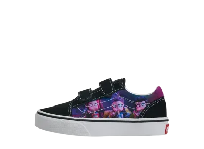 KPop Demon Hunters × Vans Little Kids Old Skool V "Purple"