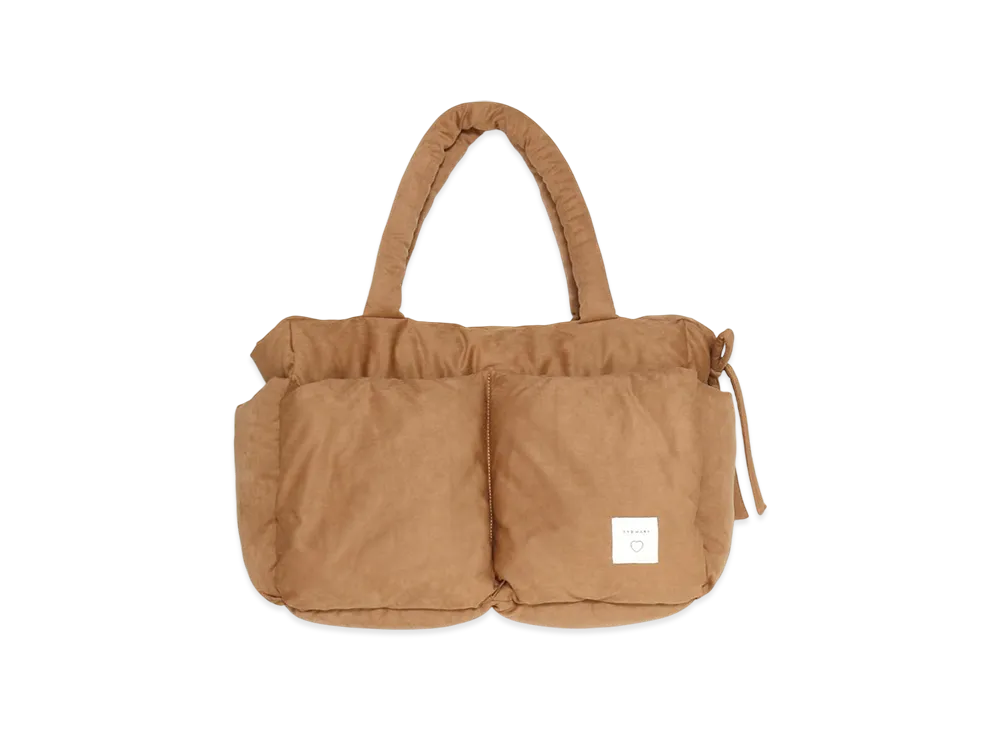 andmary Mary quilting suede bag　camel ANDMARY Mary quilting suede bag 